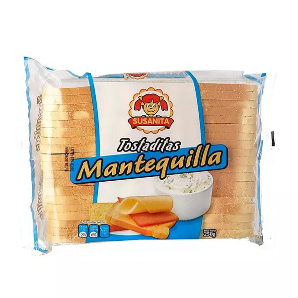 Tostada Susanita Mantequilla