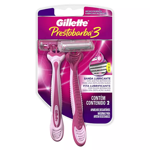 Maquina de Afeitar Gillette Prestobarba 3 Mujer