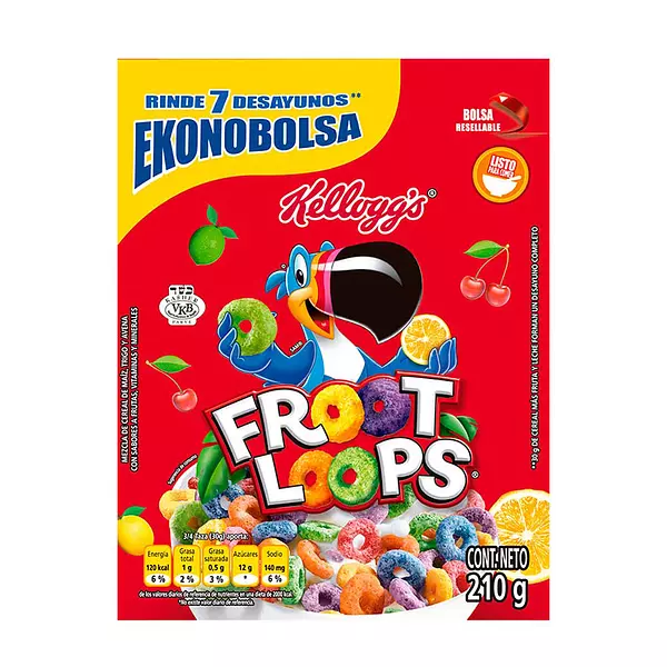 Cereal Froot Loop Kellogs