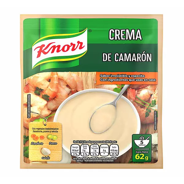 Crema Knorr Camarones