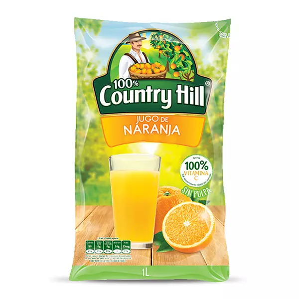 Jugo Country Hill Naranja Sin Pulpa