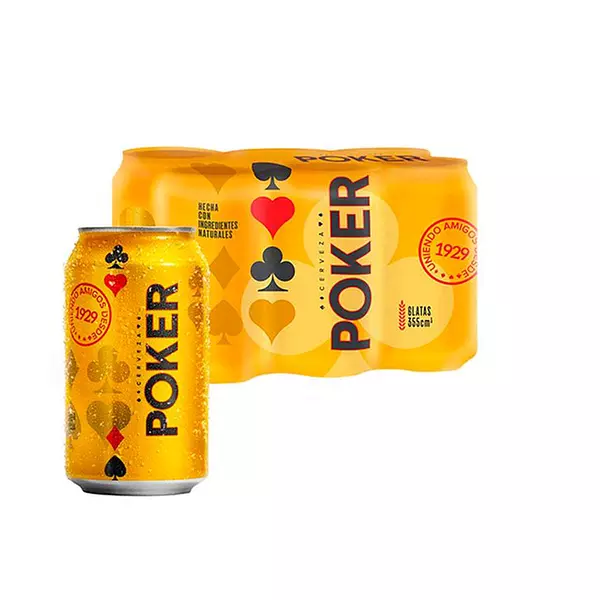 Cerveza Poker Lata