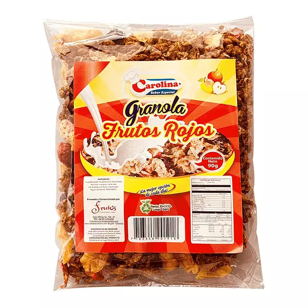 Granola Carolina Frutos Rojos