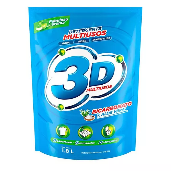 Detergente 3d Liquido Multiuso