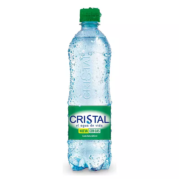 Agua Cristal con Gas