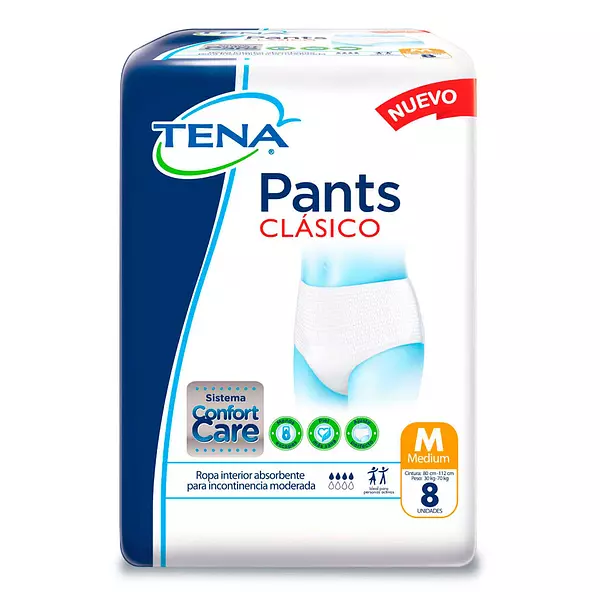 Pañales Tena Pans Clasico Talla M