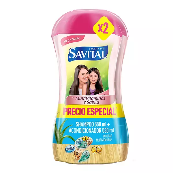 Shampoo+Acondicionador Savital Multivitaminas