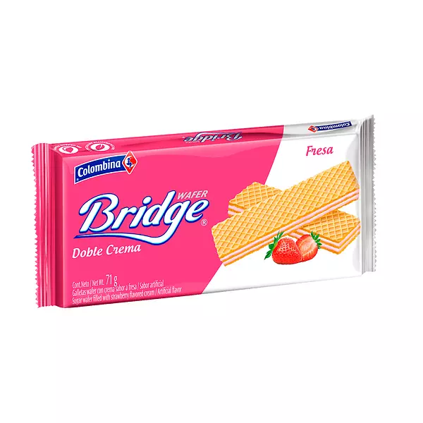 Galletas Bridge Mini Fresa