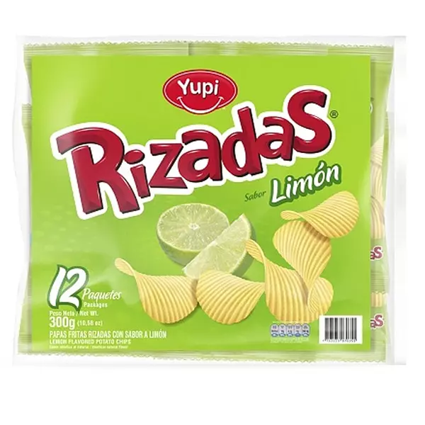 Papa Rizada Limon Yupi