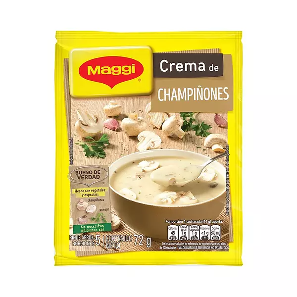 Crema Maggi Champiñones