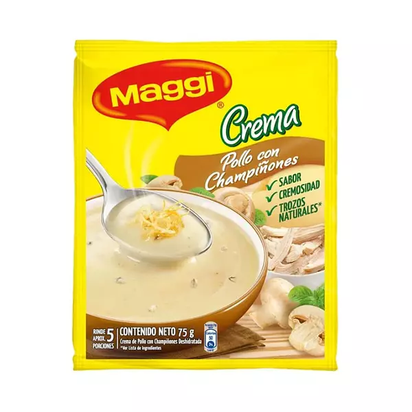 Crema Maggi Pollo-Champiñones