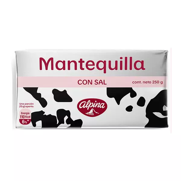 Mantequilla Alpina Sal