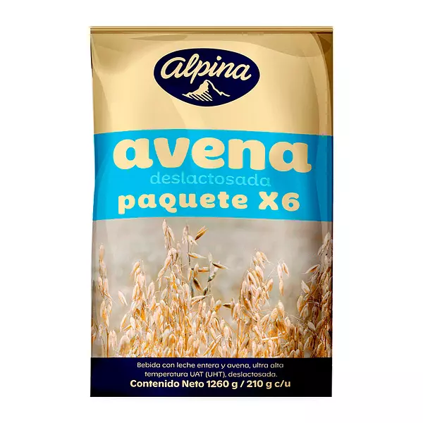 Avena Deslactosada Alpina 200 Ml