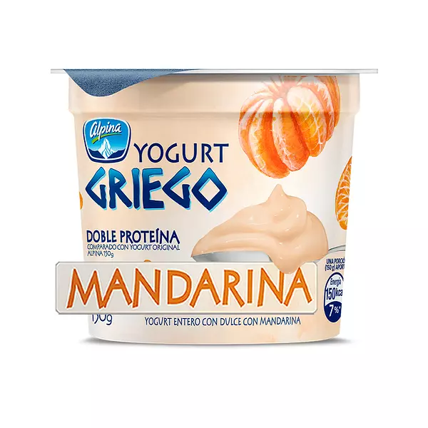 Yogurt Alpina Griego Mandarina