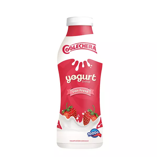 Yogurt Coolechera Fresa Garrafa