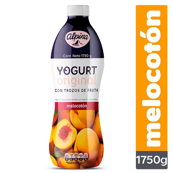 Yogurt Alpina Melocoton Garrafa