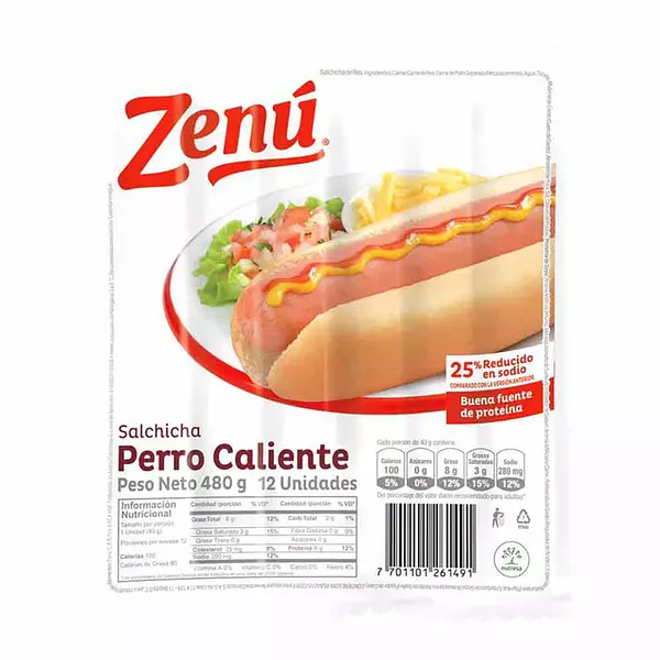 Salchica Zenu Super Perro