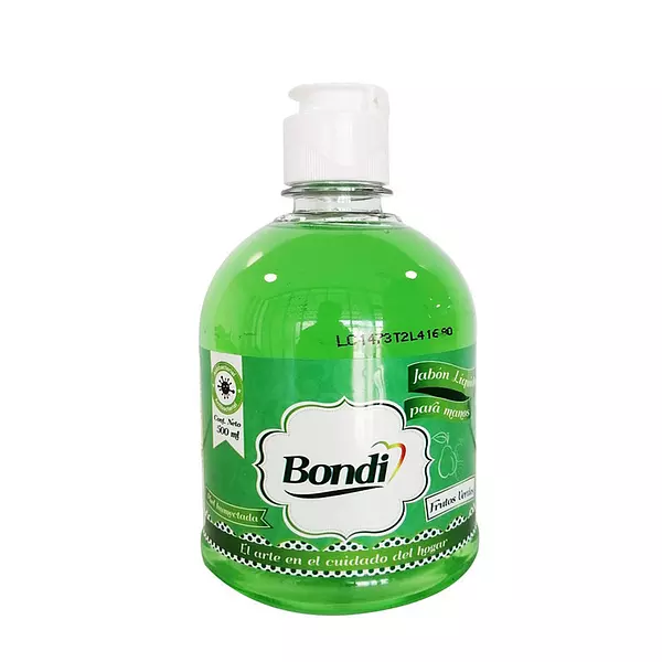 Jabon Liquido Bondi Frutos Verdes