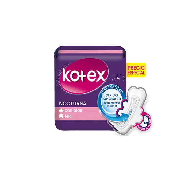 Toallas Higienica Kotex Nocturnas