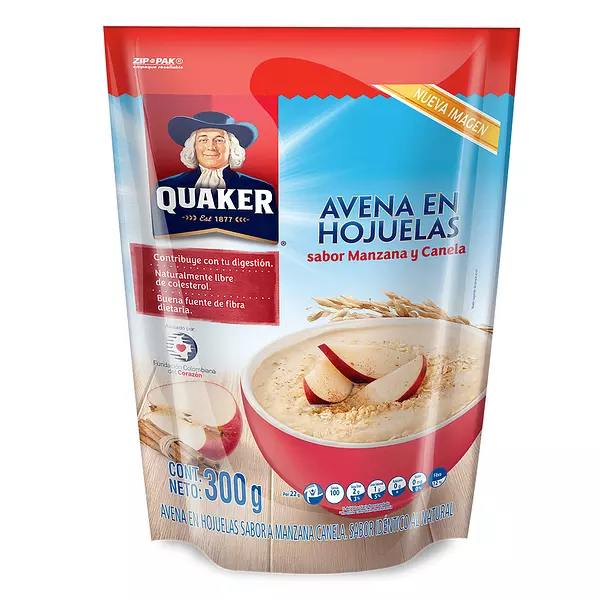 Avena Quaker Hojuelas Canela