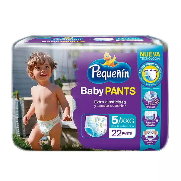 Pañales Pequeñin Baby Pants Etapa 5