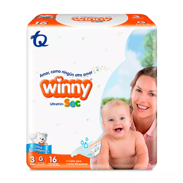 Pañales Winny Ultra Sec Etapa 3