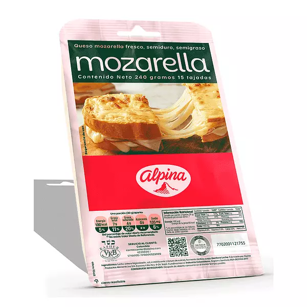 Queso Mozarella Alpina