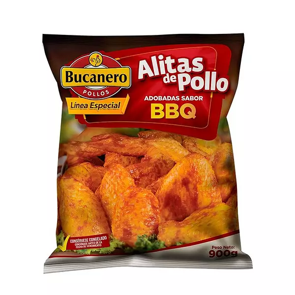 Alitas Pollo Bbq Bucanero