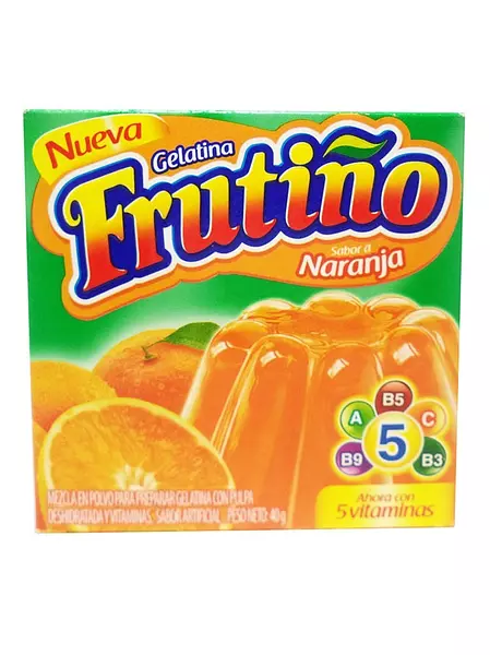 Gelatina Frutiño con Pulpa Naranja