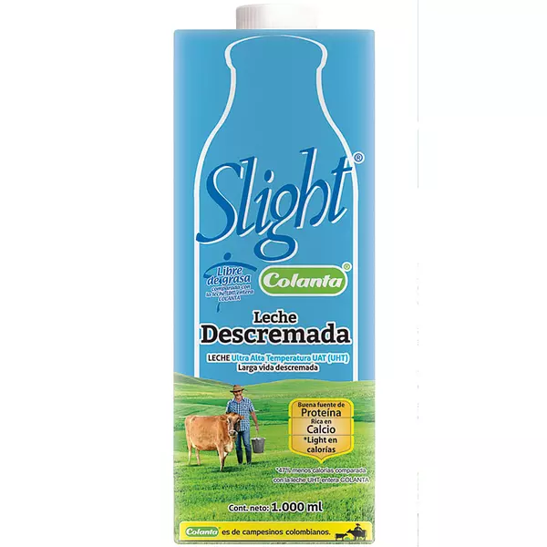 Leche Colanta Descremada Slight