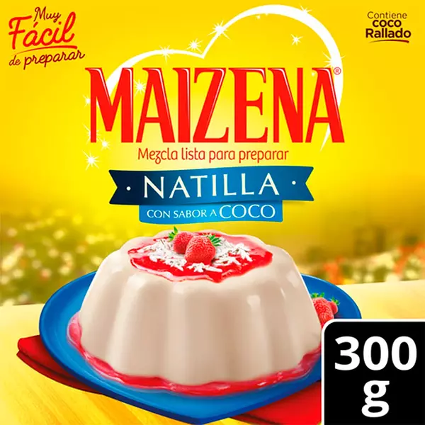 Natilla Maizena Coco